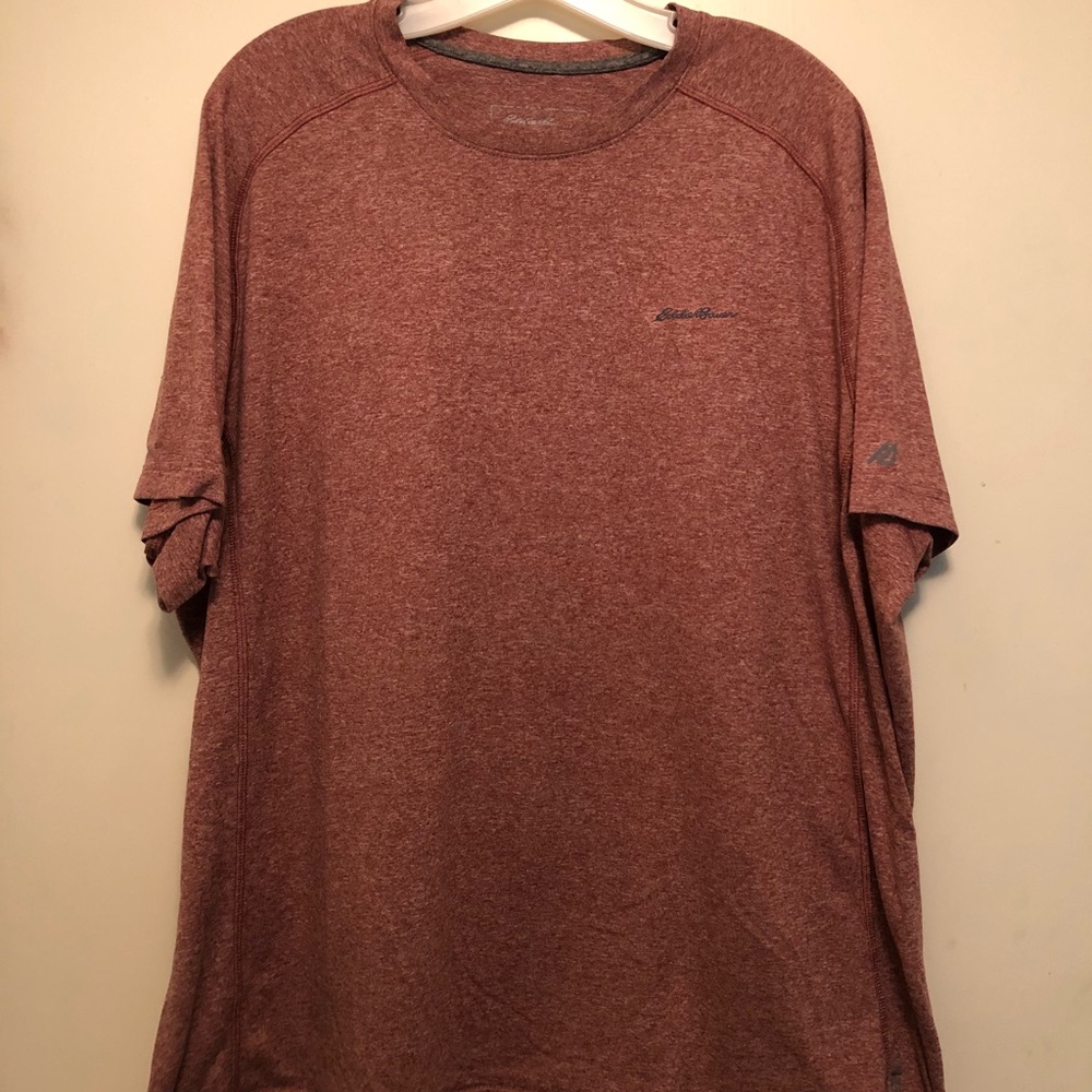 Heather Red 2XL Men’s Exercise Shirt